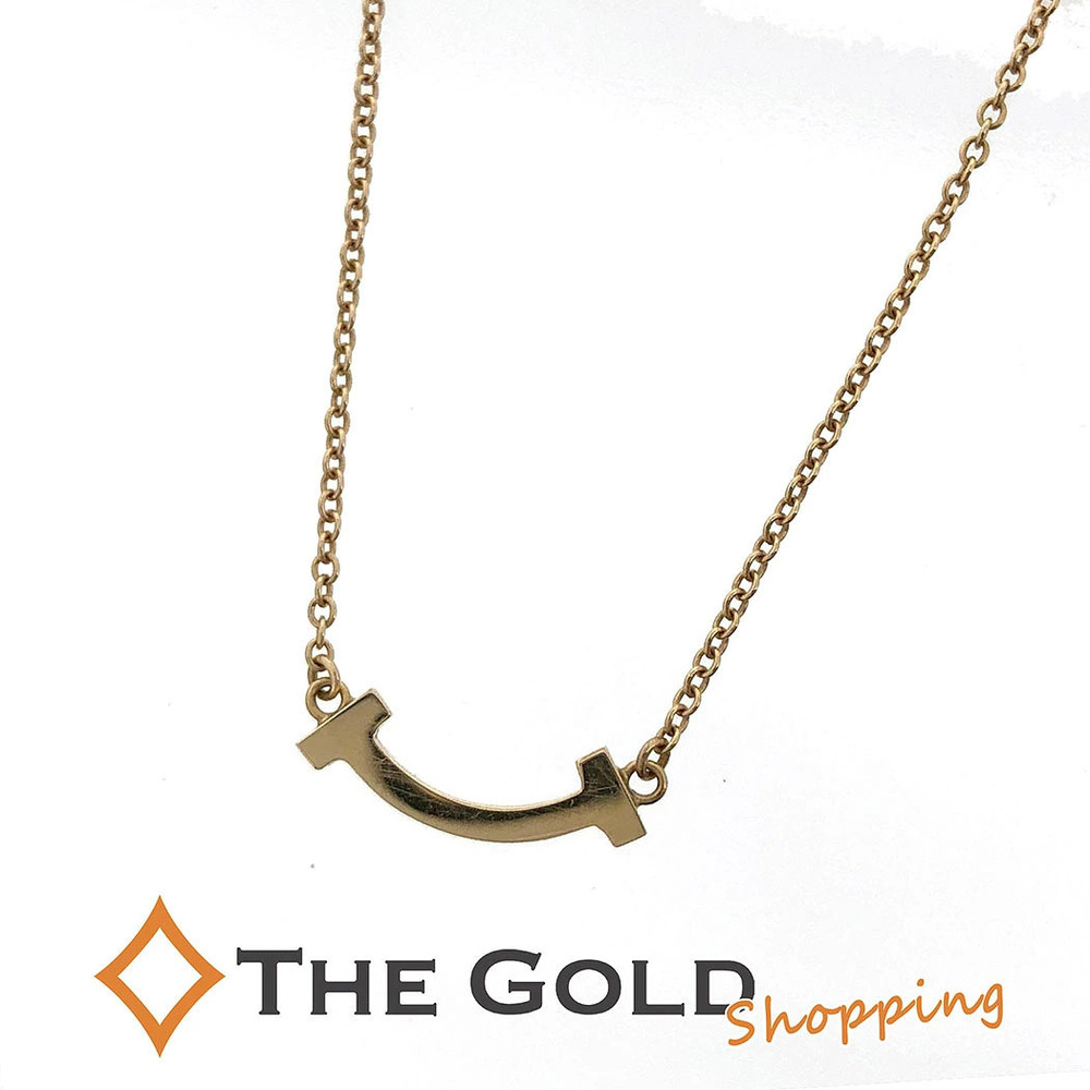 Tiffany Co Tiffany T Smile Pendant Friday The Shopping Yellow Gold